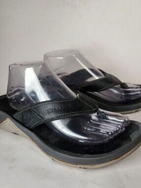 SIMMS Men's Ebb Tide Sandal Size 9 Black Fishing Outdoor Flip Flop Shoe